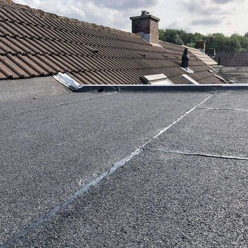 Nieuw plat dak gelegd in Brielle